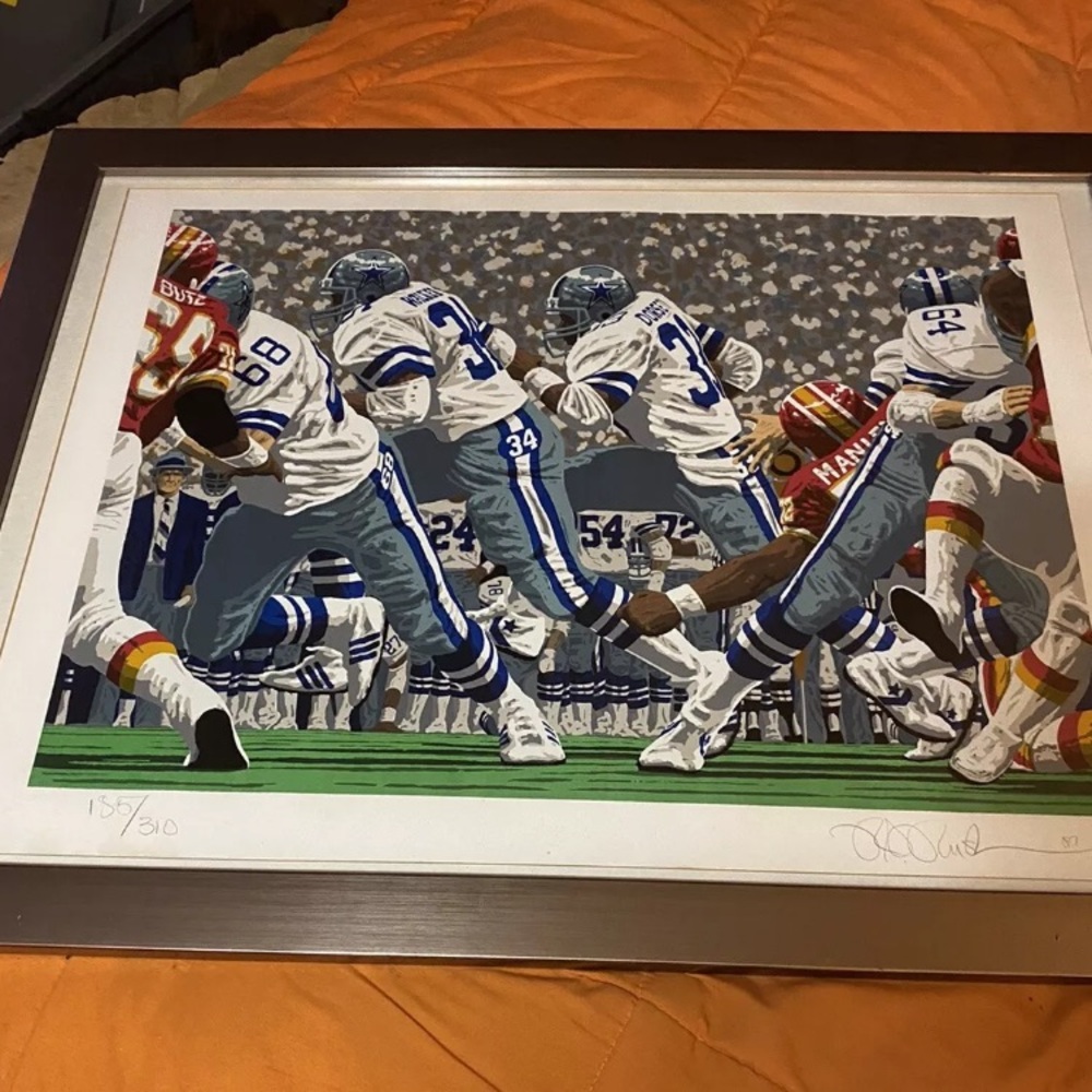 “Very Rare” Rick Rush hand signed and numbered lithograph # 185 of only 310 made